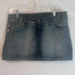 mini jean skirt with pockets size 7/8